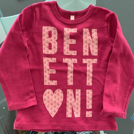 Benetton dievčenský natelnik vel.2 roky, benetton,92