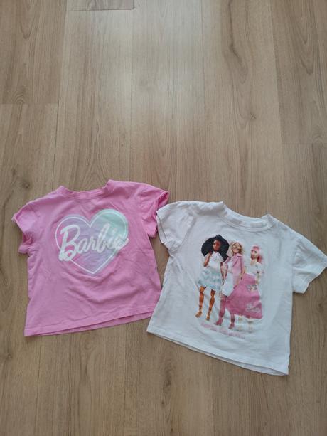 Tričká barbie, h&m,98