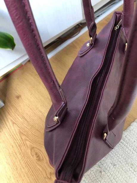 Bordová kabelka/ bordová vintage kabelka, 