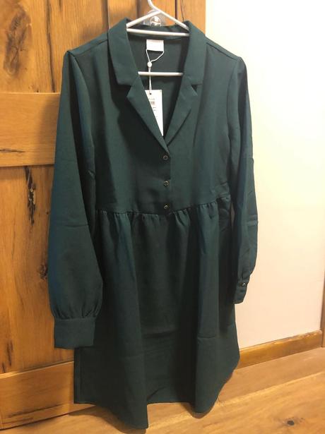 Vila clothes - zelené šaty, m