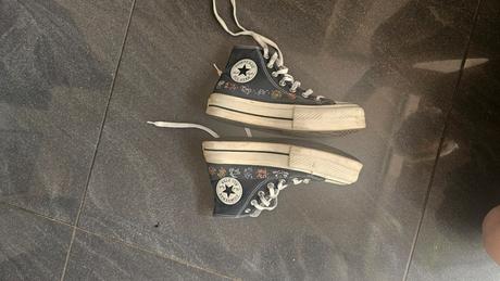 All star lift high platform trainers mystic, converse,37