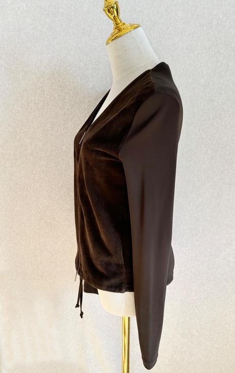 Studio max mara bunda s brúsenou kožou, s