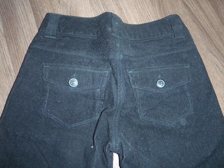 Menčestrové nohavice, h&m,34