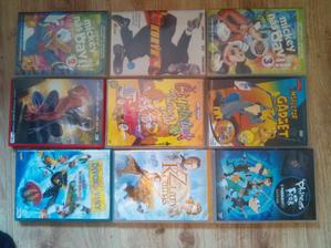 Dvd filmy pre deti a dospelých na 12 fotkách,