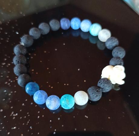 Náramok + anjelik na kľúčenku alebo symple náramok,