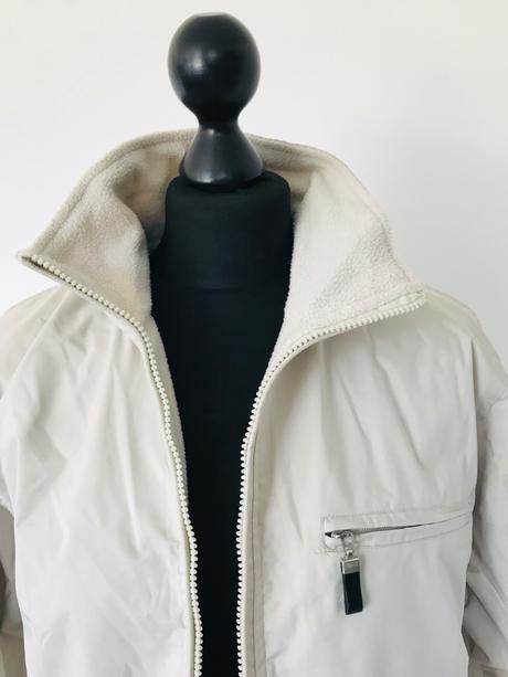 Obojstranná prechodná oteplená bunda, s