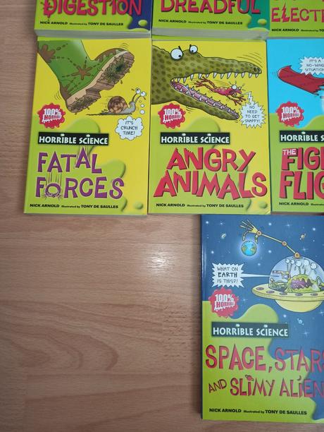 Horrible science aj jednotlivo, 