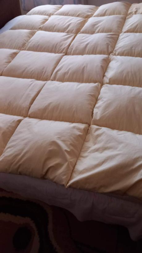 Perina z kačacieho peria, šírka (cm): 150,dĺžka (cm): 190