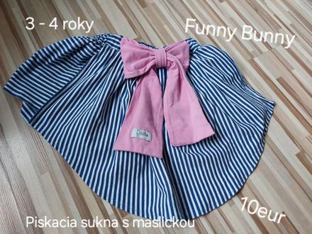Dievcenska sukna piskacia funny bunny, funny bunny,104