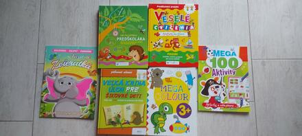 Knižky + hravé aktivity pre predškolákov,