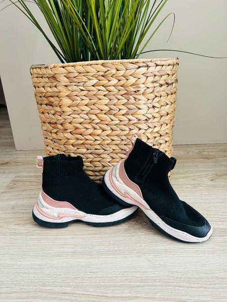 Štýlové ponožkové tenisky značky zara, zara,34