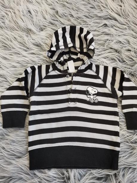 Pásikavé mikiny, h&m,86