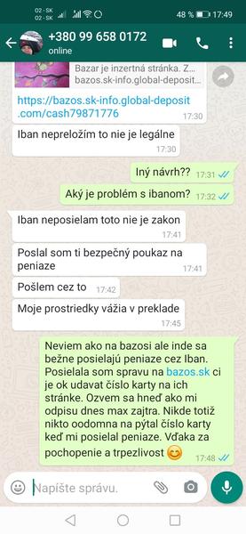 Bazoš - platobná karta