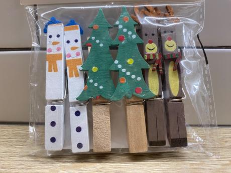 Vianoce - vianočné štipce,