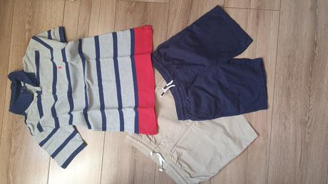 Tričká ralph lauren a 2x nove kratase f&f, ralph lauren,122