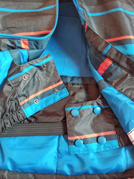 Detská nepremokavá zimná bunda, 122