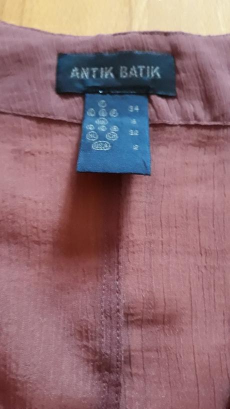 Nádherná drahá blúzka antik batik, pc 180e, xs