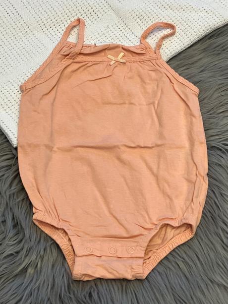 Dievčenské body broskyňové h&m (74), 74