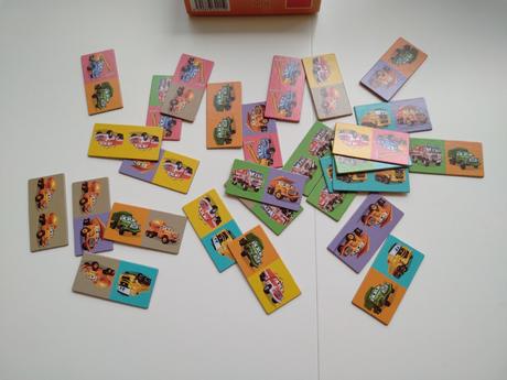 Detská spoločenská hra dino domino tatra,