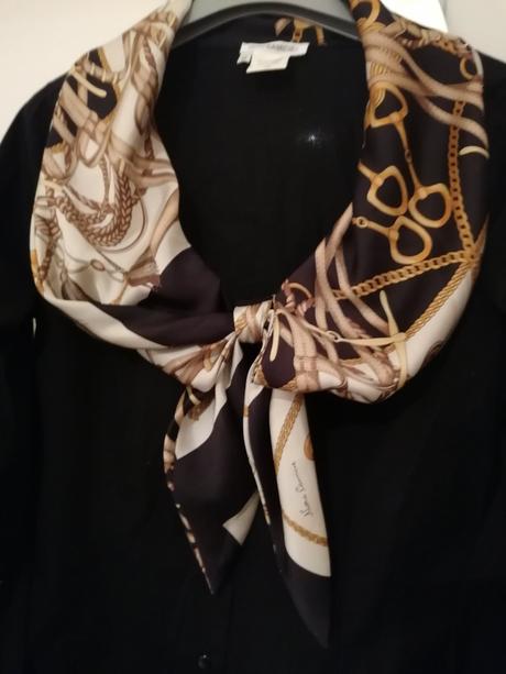 Bluzka s efektom šatky z londýna, l