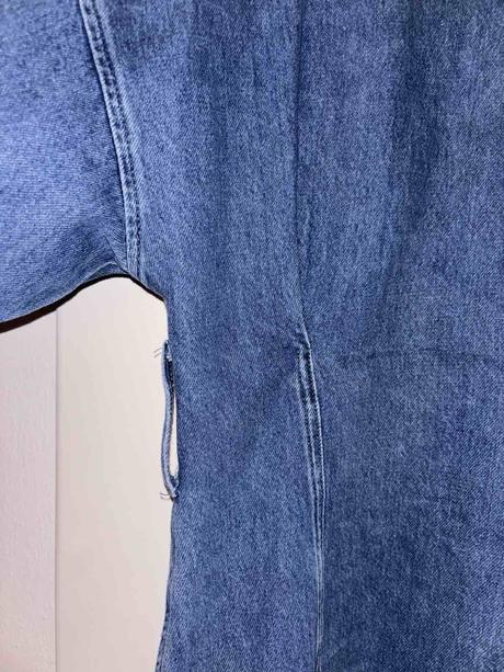 Riflové šaty zara s/m, zara,s