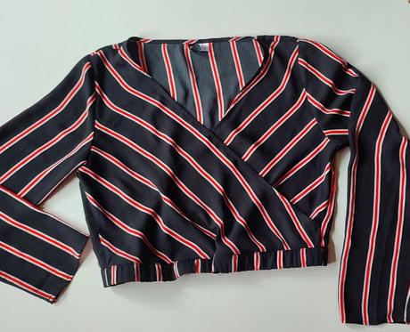 Crop blúzka, h&m,44