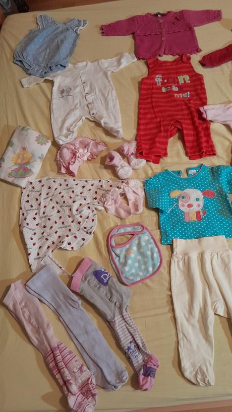 Balík oblečenia dievča 0-3m, 50–62