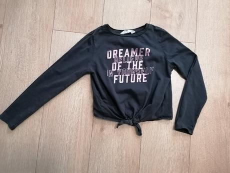 Moderné tričko s dlhým rukávom, h&m,134