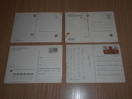 Pohľadnice retro rôzne,