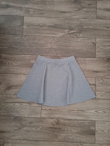 Siva teplakova mini sukna, m