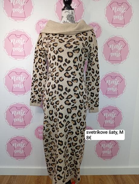 Svetríkove midi šaty, m