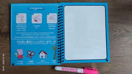 Peppa pig knižka na maľovanie, 