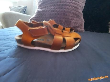 Kožené korkove sandálky- prezúvky do škôlky veľ 25, 25