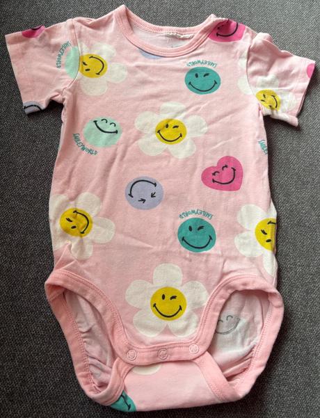 Krasne smilove bodynko top stav, h&m,86