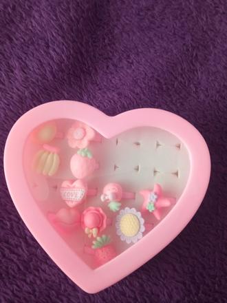 Prstene 11ks v krabičke,