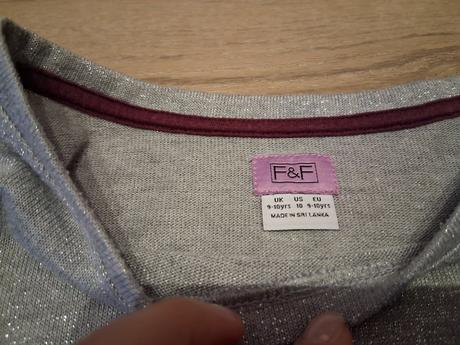 Top dievčenský elegantný, f&f,134