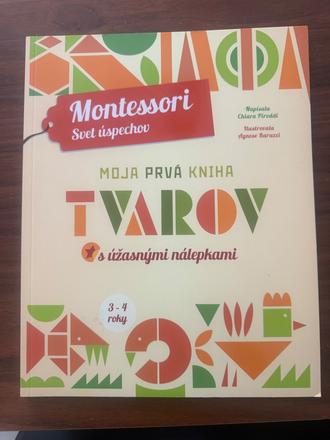 Moja prvá kniha tvarov montessori svet úspechov, 