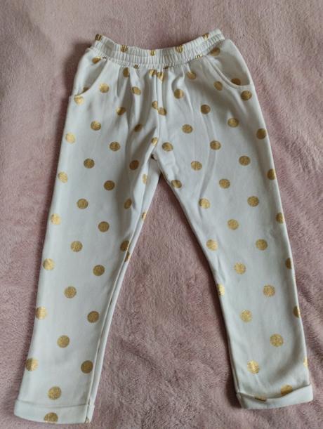 Bodkované tepláčiky, f&f,122