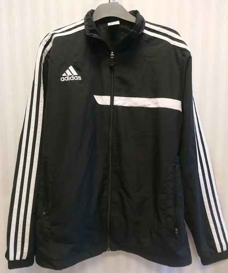 Pánska čierna prechodná športová vetrovka, s/m, adidas,s