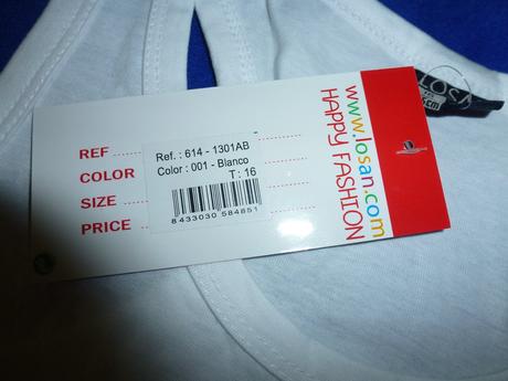 Nenosené kvalitné tričko losan, s