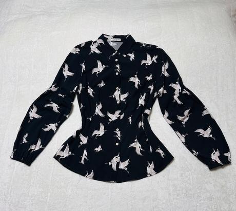 Čierna blúzka so vzorom zn. magenta, m