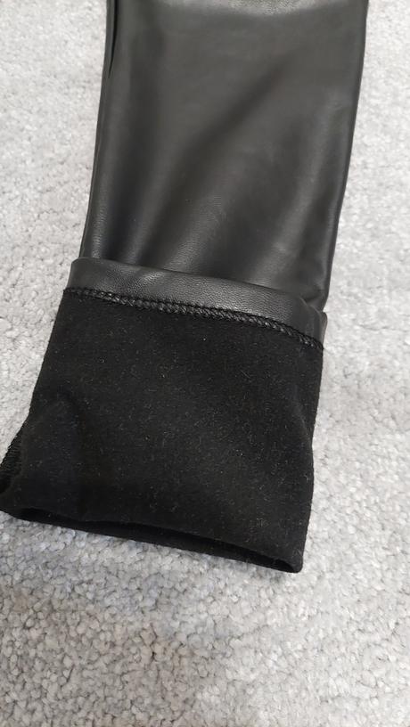 Koženkové legíny h&m, h&m,128