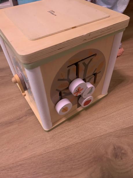 Zopár drevena kocka montessori, 