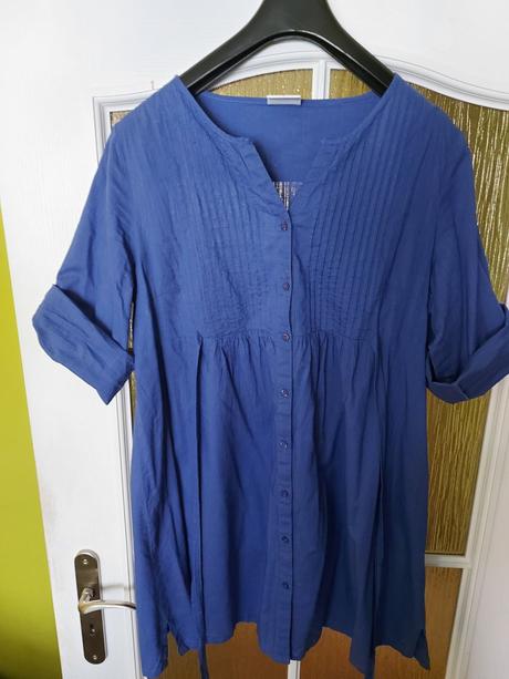 Tehotenské košelové šaty, l