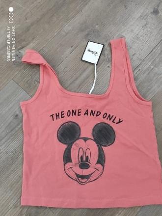 Crop top mickey, s