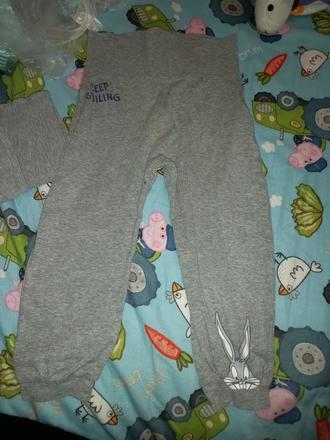 Teplačky s dierkou vel. 86/92, lupilu,92