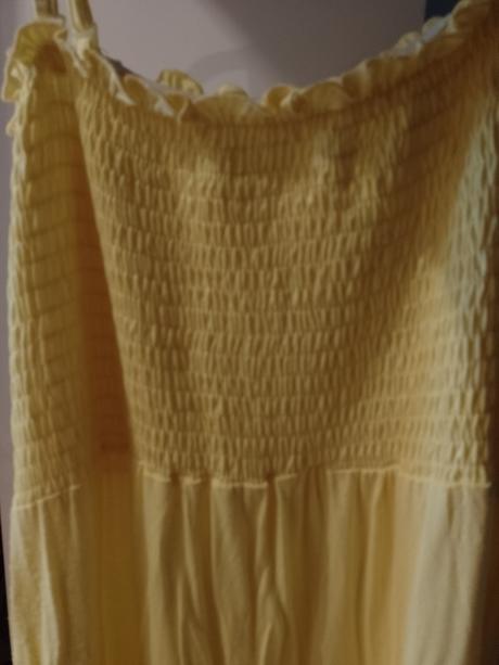 Žlté letné šaty v. m-l, m