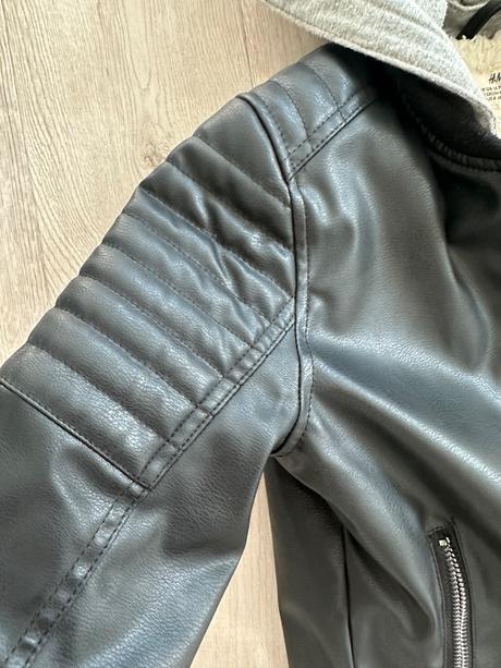 H&m zateplena kozenka s kapucnou, h&m,128