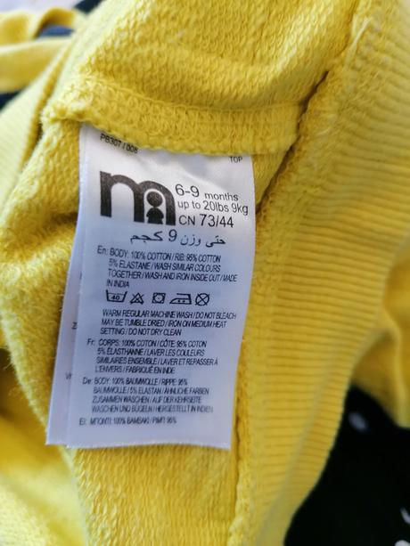 Chlapčenská mikina 74, mothercare,74