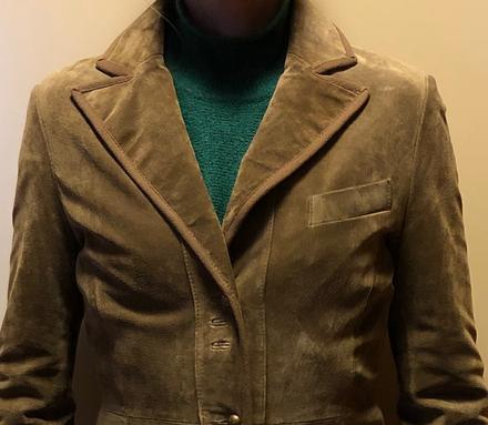 Kabat xs práva brusena koža, xs